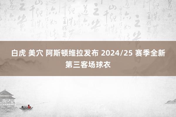 白虎 美穴 阿斯顿维拉发布 2024/25 赛季全新第三客场球衣
