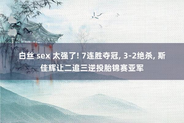 白丝 sex 太强了! 7连胜夺冠, 3-2绝杀, 斯佳辉让二追三逆投胎锦赛亚军