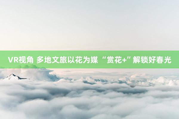 VR视角 多地文旅以花为媒 “赏花+”解锁好春光