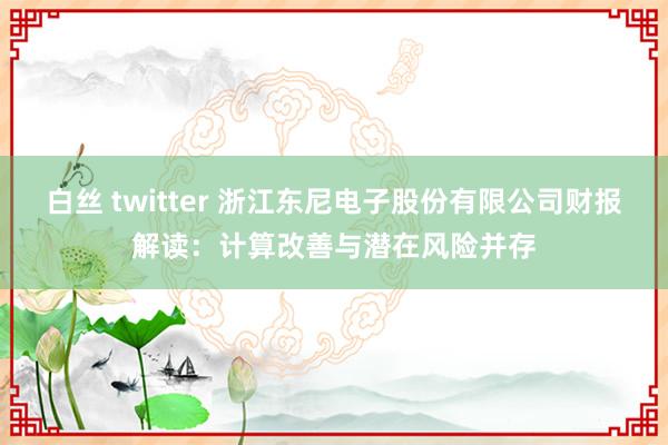 白丝 twitter 浙江东尼电子股份有限公司财报解读：计算改善与潜在风险并存